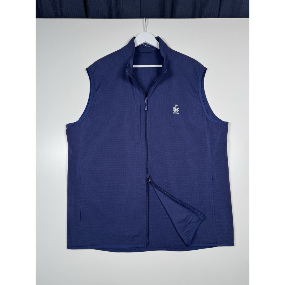 Holderness & Bourne Men's Blue Oak Park Golf Performance Vest Tailored Fit XL
